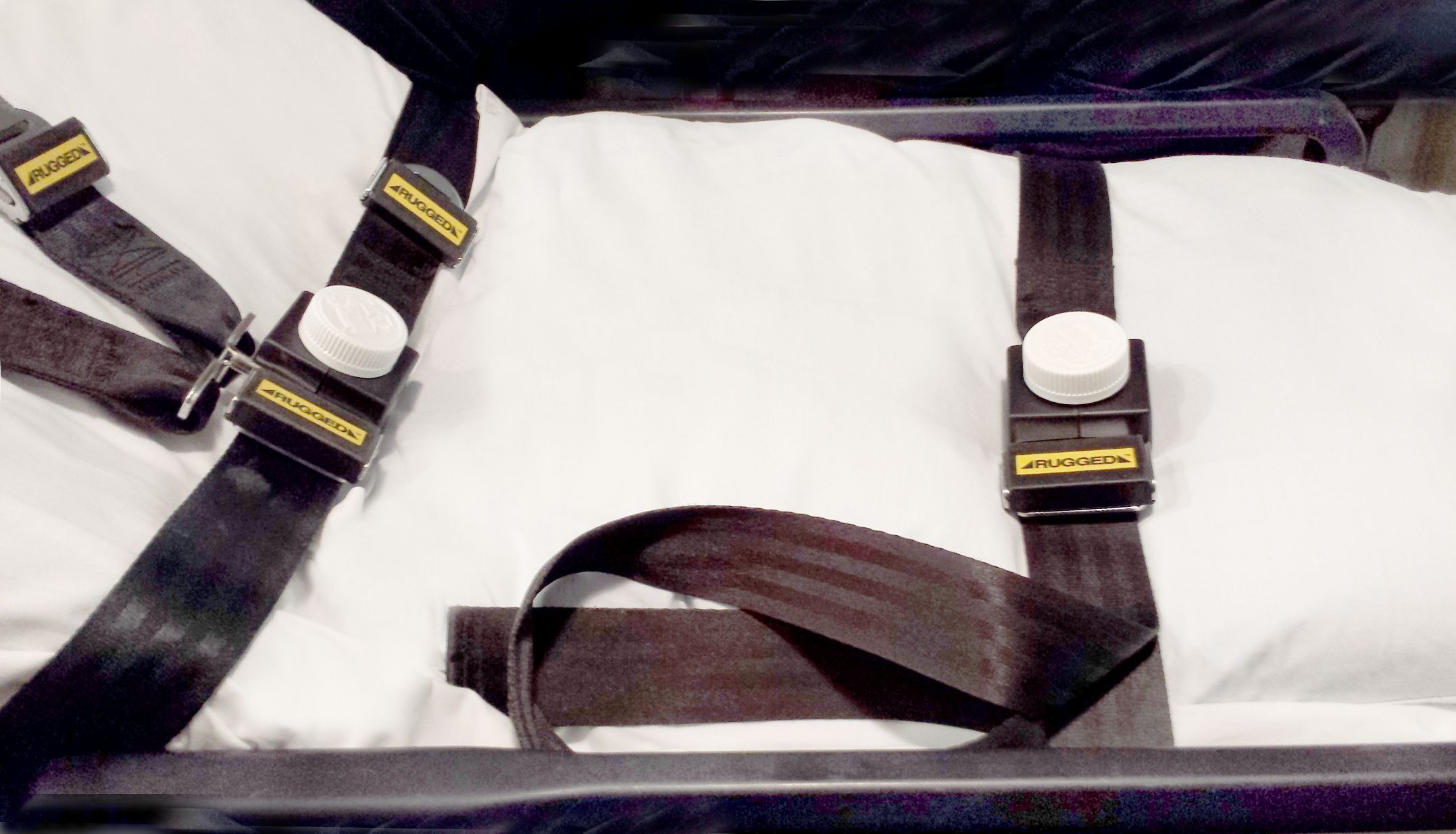 Buckle Guard for the EMS provider to deter patients from undoing safety  restraints